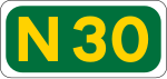 N30 Straßenschild}}