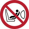 P074 – Instalaciones de asientos infantiles prohibidas