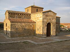 Iglesia de San Pedro de la Nave, de tipo mixto participando de uno y otro. (S VII-VIII)
