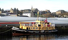 Dive tender Ilchester at Wick, Scotland, in 2004, on her way from Rosyth to Holyhead during the closure of the Caledonian Canal Ilchesterwick800.jpg