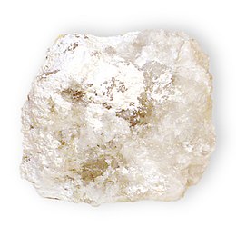 Inderborite avec ulexite Borate basique de calcium et magnésium hydraté Lac Inder, Russie 3022.jpg