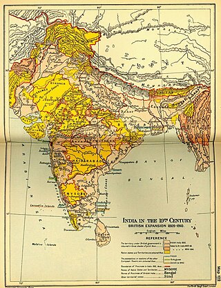 <span class="mw-page-title-main">Company rule in India</span> Rule of the British East India Company on the Indian subcontinent (1757–1858)