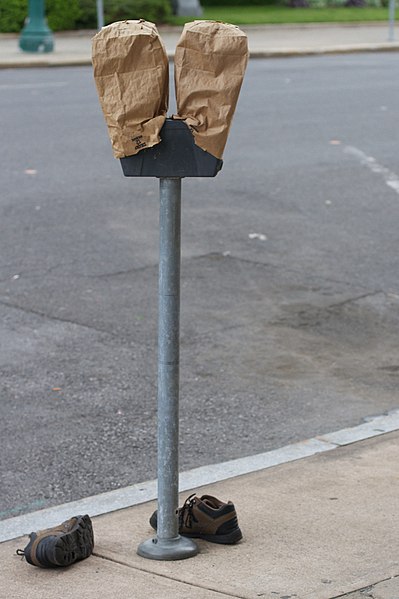 File:It Was The Man with No Shows That Covered the Parking Meters (8849246461).jpg