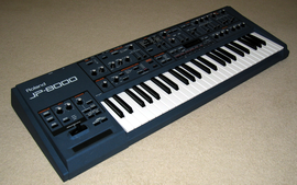 Roland JP-8000, a synthesizer famous for its incorporation of the supersaw waveform JP-8000.png