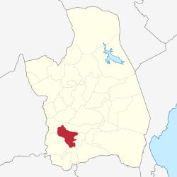 Map of Nueva Ecija showing Jaen