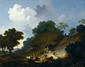 Jean-Honoré Fragonard - Landskap med hyrder og saueflokk - Google Art Project.jpg