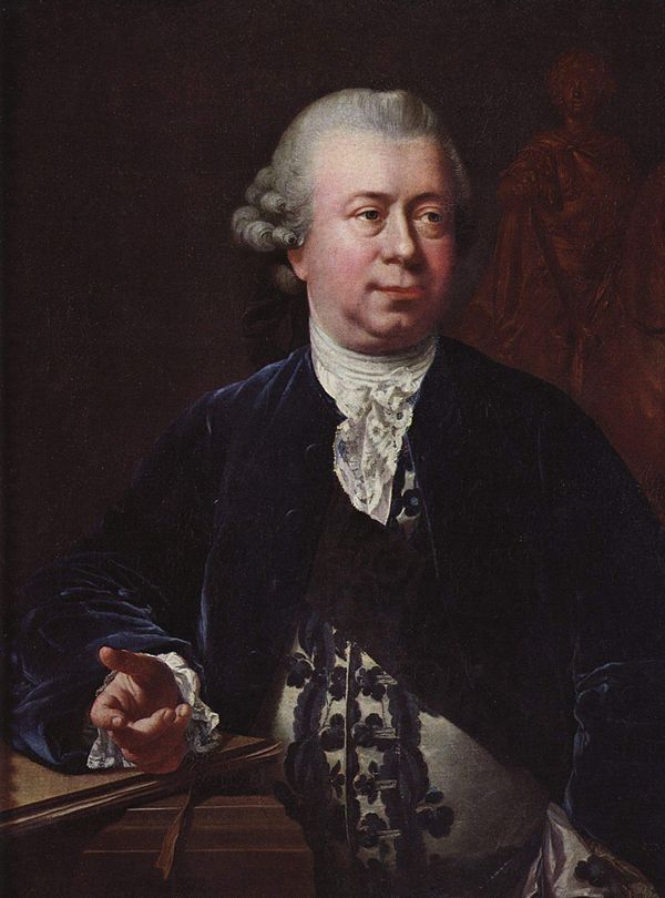 Jens Juel, Portrait of Jacques Saly, oil on canvas, 1772