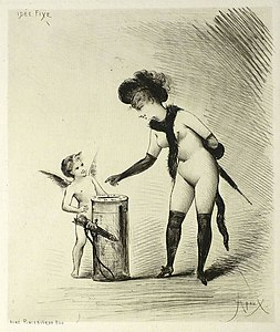 Idée fixe, 1900, gravure.