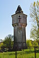 English: Julianka train station. Water tower. Polski: Przystanek kolejowy Julianka. Wieża ciśnień.