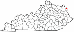 Catlettsburg - Carte