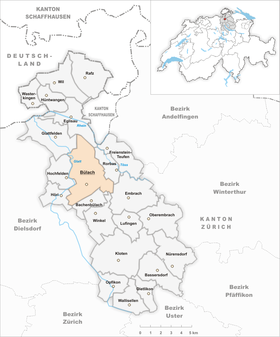 Karte von Bülach