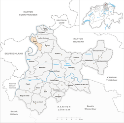Dachsen - Mapa