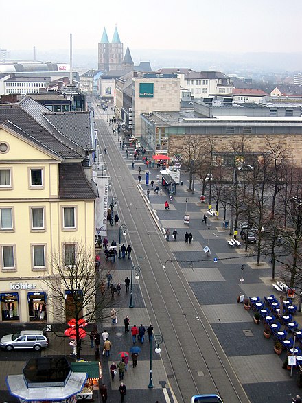 Königsstrasse, the main shopping street