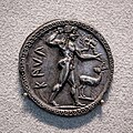 Kaulonia - 525-500 BC - silver stater - Apollon with daimon and stag - Berlin MK AM 18215984