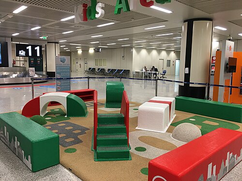 Kids Area in Fiumicino Airport