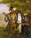 Анна Болейн и Генрих VIII на охоте