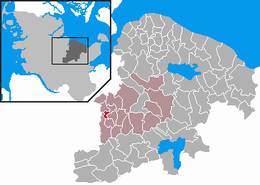 Kirchbarkau - Carte