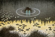 In Norvegia, è ugualmente famoso il Nøkken di Theodor Kittelsen dal 1904.