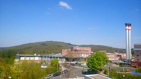 Klinikum Aschaffenburg und Gartenberg 