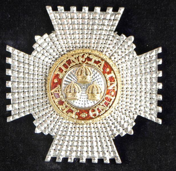 File:Knight Commander of the Bath star, awarded to Cecil Fane de Salis (1859-1948) in 1935.jpg