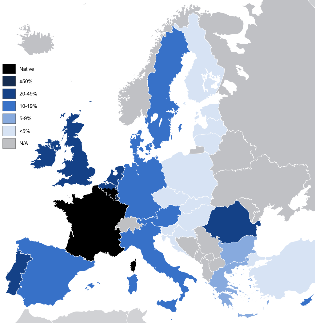 Sančez želi španjolski jezik u rvatckim školama - Page 4 1024px-Knowledge_of_French_EU_map.svg