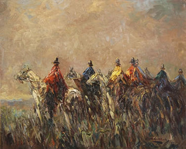 Riders on the Pampas