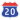 Korea Expressway No.20.svg