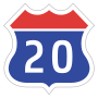 Expressway No.20 shield}