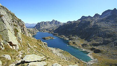 Vista general des de la collada del Lac de Mar