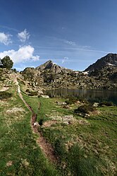 Higher lake of Bastan