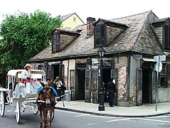 L'ostau de Joan Lahita, carrèra Borbon a Nòva Orleans, bastida per Jean-Louis Dolliole.