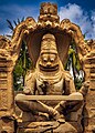 * Nomination Narasimha Statue - statue in Ballari district, India. By User:Sharathchandrapk --Bodhisattwa 14:41, 19 September 2023 (UTC) * Decline The sky is unnatural. Fixable? --C messier 16:08, 25 September 2023 (UTC) Not done.--ArildV 07:26, 3 October 2023 (UTC)