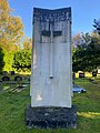 Main monument at the Latvian burial ground