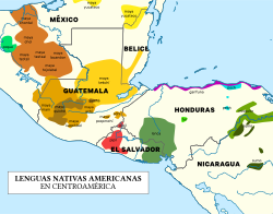 Current Native American languages in Central America.