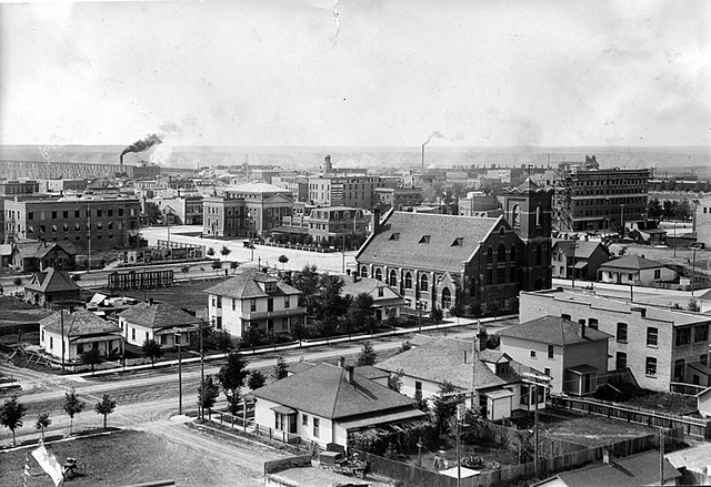 Lethbridge, seen here in 1911, was the hub of southern Alberta and the crossroads of the Red, Yellow, and Sunshine Trails that became Highways 3, 4, a