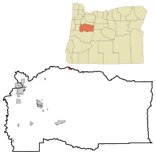 Linn County Oregon Incorporated and Unincorporated areas Lyons Highlighted.svg