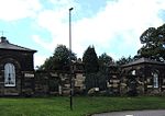 Rainborough Lodges and Gates Lions Lodge, Smithy Bridge Lane, Brampton - geograph.org.uk - 62198.jpg