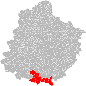 Localisation de Communauté de communes du Bassin Ludois