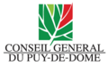 Logo du conseil départemental du Puy-de-Dôme de 1991 à 2008.