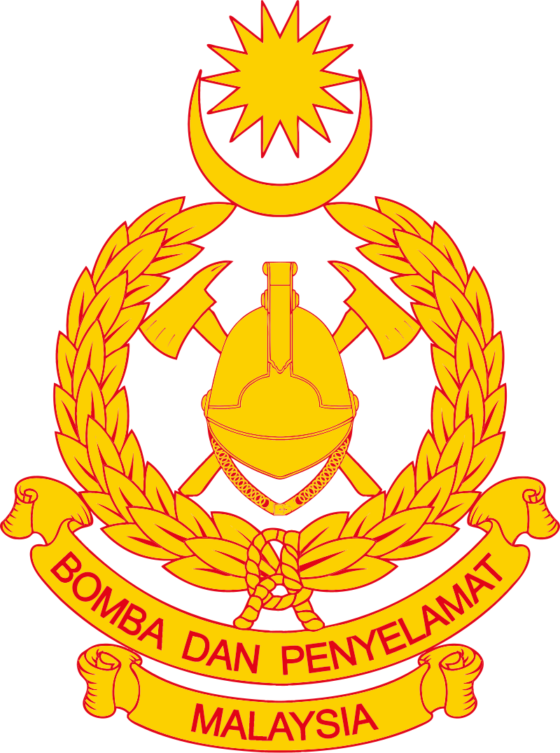 Fire department emblem - badge logo on white Vector Image