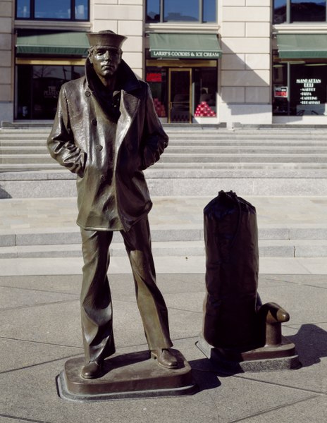 File:Lone Sailor statue at the U.S. Navy Memorial on Pennsylvania Avenue, Washington, D.C LCCN2011634254.tif