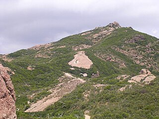 Sandstone Peak Mountain in the Santa Monica Mountains