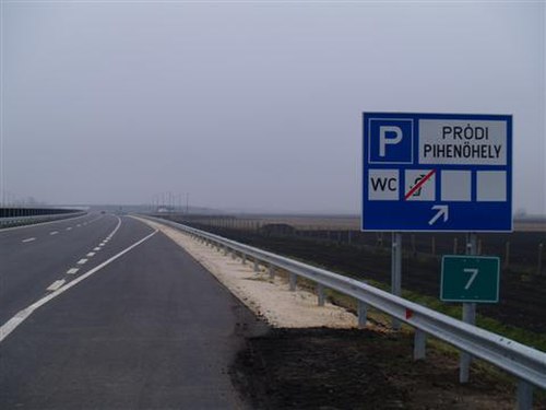 Rest area in Pród