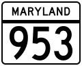 Thumbnail for Maryland Route 953