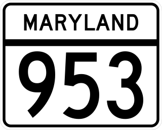 <span class="mw-page-title-main">Maryland Route 953</span> State highway in Prince Georges County, Maryland, United States, known as Glenn Dale Road
