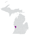 Thumbnail for Michigan's 89th House of Representatives district