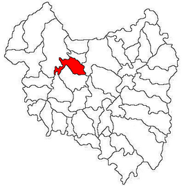 Kaart van Malnaș