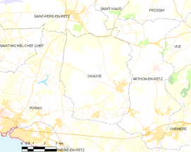 Mapa obce Chauvé
