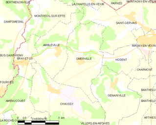 Carte de la commune.