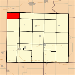 Map highlighting Garden Hill Township, Wayne County, Illinois.svg